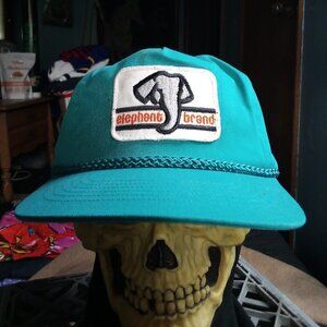 Deadstock Vintage Elephant Brand Patch Rope Snap Trucker Hat
